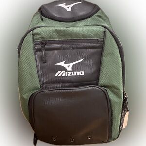 Mizuno Baseball/Softball bag in Forest Green and Black